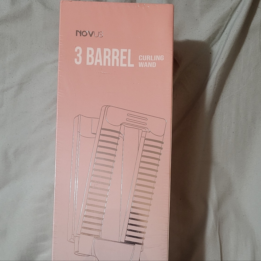Pink 3 Barrel Curling Wand